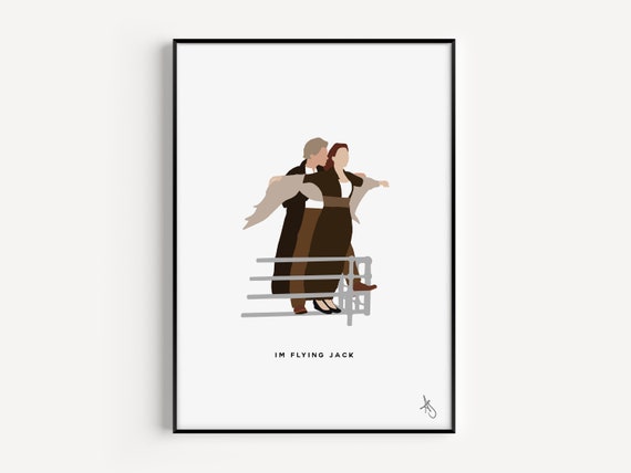 Titanic Rose And Jack Flying