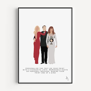 Death Becomes Her Inspired Print | Movie, Poster, Wall Art, Classic, Film, Meryl Streep, Custom, Personalised | Available in A5, A4 or A3.
