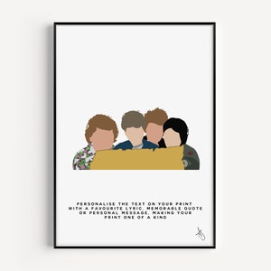 Stampa ispirata ai Goonies / Classico, Film, Regalo, Poster, Anni '80, Arte murale, Personalizzata / Disponibile nei formati A5, A4 o A3.