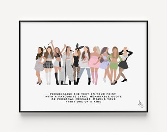 Ariana Grande-inspirerat tryck | Mode, musik, poster, evigt solsken, Arianators, epoker, specialdesignad, personlig | Finns i A5, A4 eller A3.