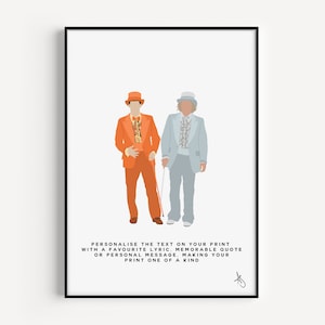 Dumb And Dumber Inspired Print | Movie, Film, Poster, Wall Art, Gift, Jim Carrey, Custom, Personalised | Available in A5, A4 or A3.