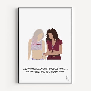 Euphoria Inspired Print | TV Show, Quote, Poster, Wall Art, Rue, Zendaya, Jules, LGBT, Personalised, Custom | Available in A5, A4 or A3.