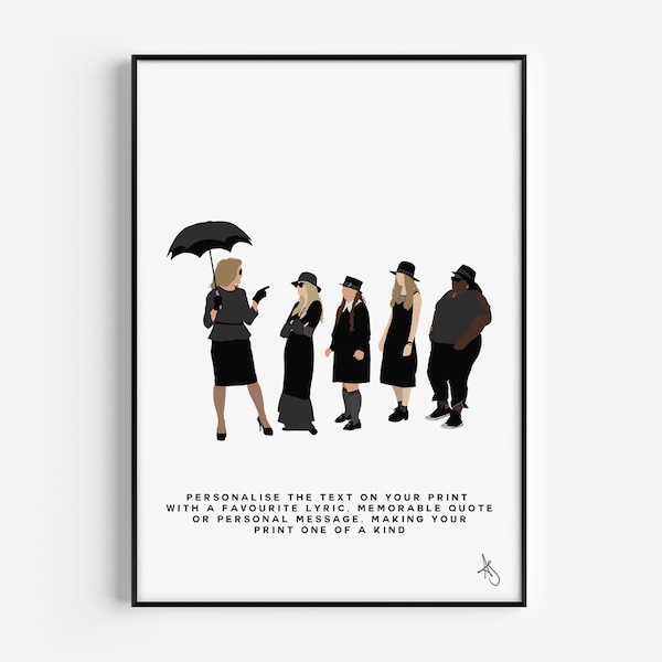 American Horror Story : Impression inspirée du Coven | télévision, cadeau, sorcière, poster, Halloween, AHS, décorations personnalisées | Disponible en A5, A4 ou A3.