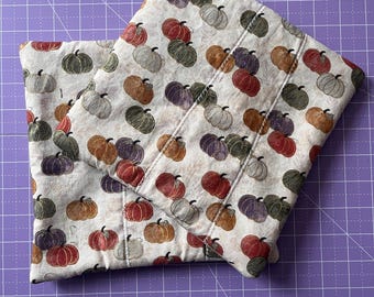 Manoplas de horno de algodón hechas a mano: Múltiples estampados, doble vellón