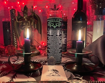 Belial Invocation Candle - Lord of the Earth (Fixed)