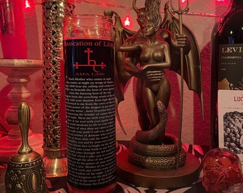 Lilith Invocation Candle - AMA LILITH (Fixed)