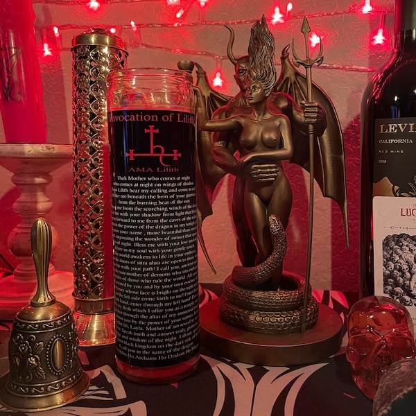 Lilith Invocation Candle - AMA LILITH (Fixed)