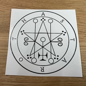 Sigil von Astaroth Vinyl Aufkleber Aufkleber