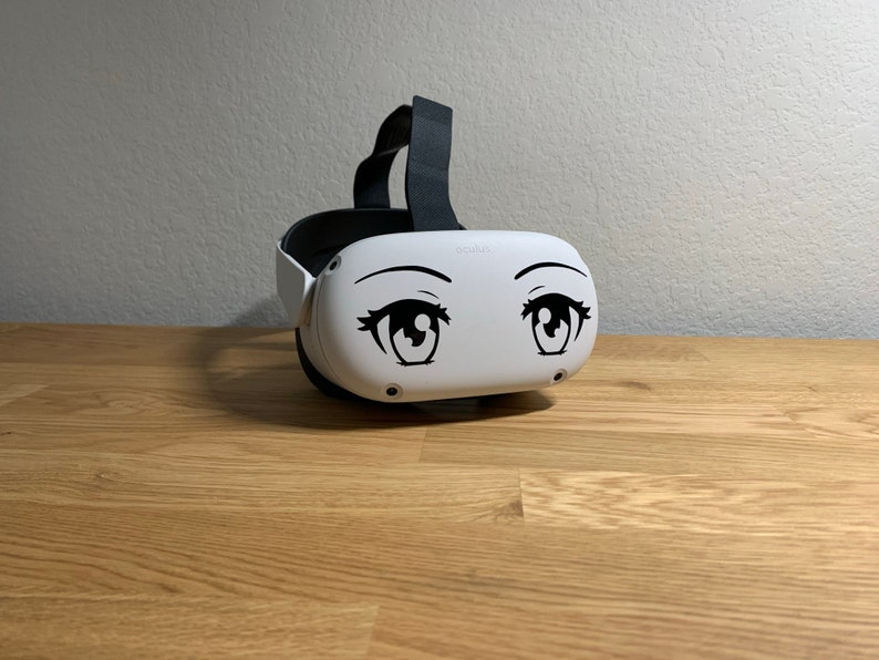 Female Anime Eyes Oculus Quest 2 Vinyl Decal Etsy