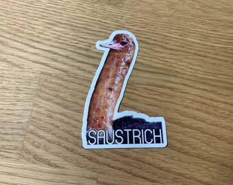 Saustrich Sticker  - Glossy/Matte Die Cut Vinyl Sticker