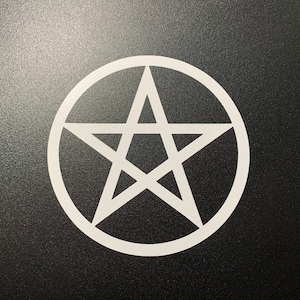 Pentagram Vinyl Decal Sticker