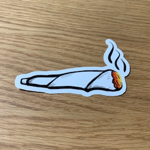 Doobie - Glossy/Matte Die Cut Vinyl Sticker
