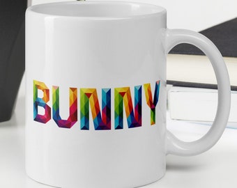 Bunny Coffee Mug, Bunny Mug, Mug For Bunny Lovers, Cute Bunny Mug, Rabbit Coffee Mug, Rabbit Mug, Mug for Rabbit Lovers, Cute Rabbit Mug