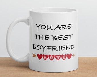 Eres el mejor novio / Taza divertida / Regalo para novio / Regalo de aniversario / Regalo de cumpleaños / Regalo del Día de San Valentín / Taza de novio