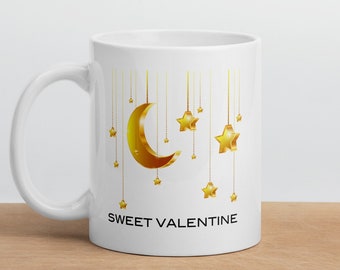 Valentine Ceramic Mug | Sweet Valentine | Valentine gift | Valentine Mug| Valentine coffee mug | Valentines Mug | Personalized Mug