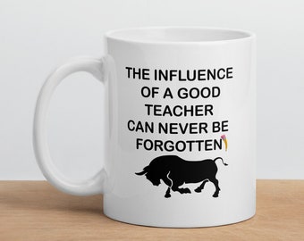 Teacher Coffee Mug - Gift for Male Teacher - Teacher Appreciation - Male Teacher Thank You Gift - Teacher Cup - End of Year Gift