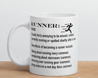 11oz Mug - Runner Definition - Funny Runner Mug, Gifts for Runners, Running Gifts, Running Mugs, Runner Mugs, Marathon Mugs