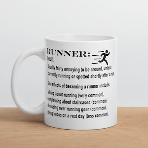 11oz Mug - Runner Definition - Funny Runner Mug, Gifts for Runners, Running Gifts, Running Mugs, Runner Mugs, Marathon Mugs