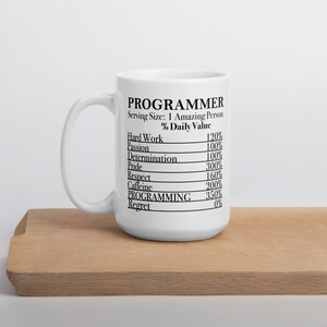 Nutritionist Programmer, programmer mug, programmer gift, programmer coffee mug, programmer gift idea, gift for programmer