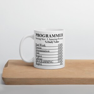 Nutritionist Programmer, programmer mug, programmer gift, programmer coffee mug, programmer gift idea, gift for programmer