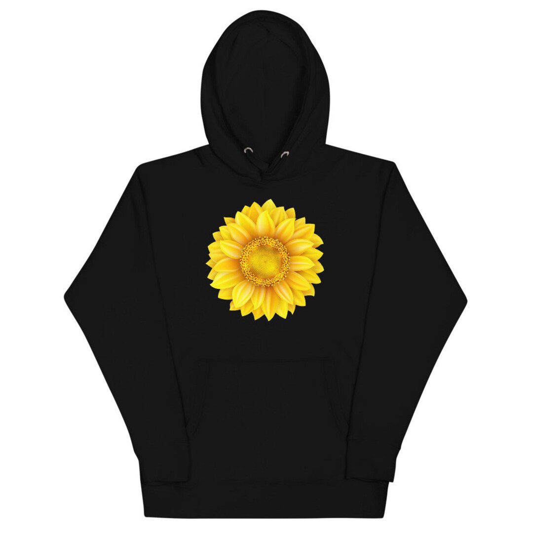 Unisex Fit Sunflower Sweatshirt Hoodie Super Soft Quality Sunflower Sweater Etsy Canada