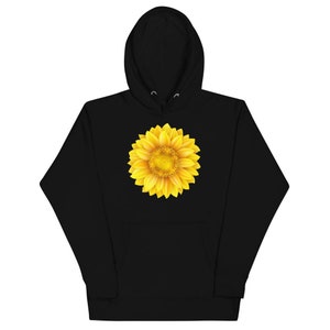 Unisex Fit Sunflower Sweatshirt Hoodie / Super Soft Quality Sunflower Sweater