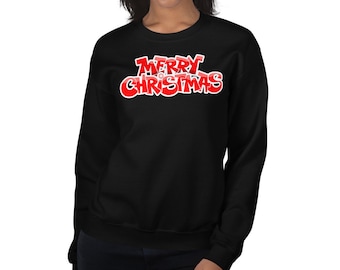 Moletom feminino de Natal, roupa de Natal, camisa xadrez de búfalo, suéter de Natal, pijama de Natal feminino, moletom de Natal
