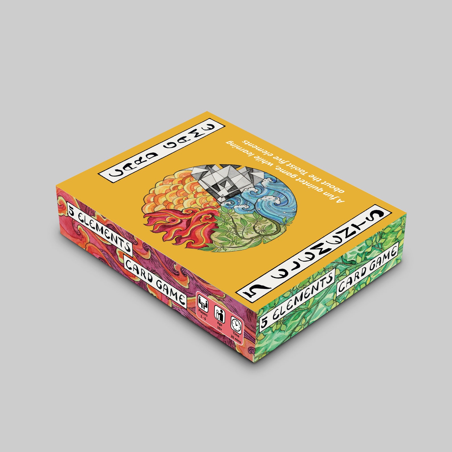 Five Elements Card Game for Taoist Education Etsy