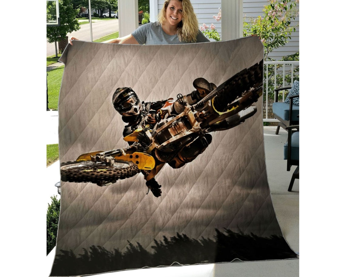 Motocross Supercross Dirt Bike Sport Quilts Patterns For Etsy