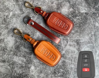 Genuine Leather Car KeyFob HolderProtector for Keyless Start For HONDA