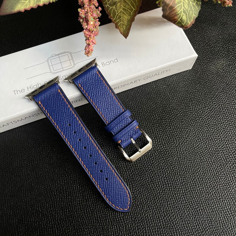 Handmade Leather Apple Watch Straps 38mm 40mm 41mmm 42mm Etsy