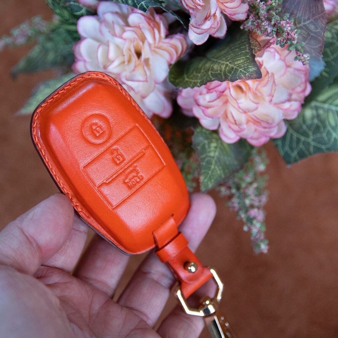 Kia Key Fob Cover Kia Key Case Leather Key Case For Kia Etsy