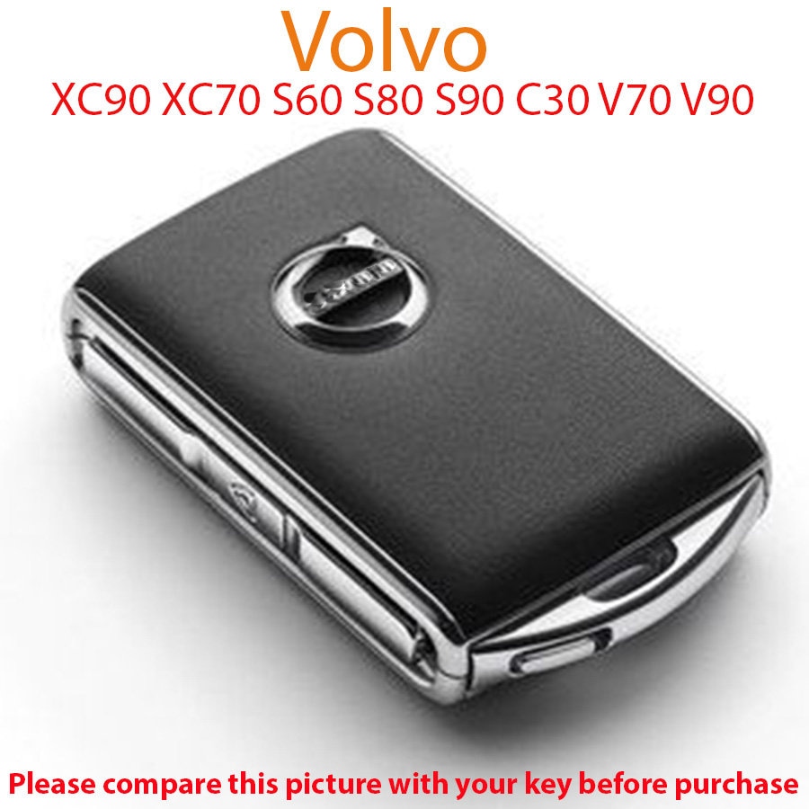 Leather Key Case for Volvo XC40 XC60 XC90 XC70 S60 S80 S90 Etsy