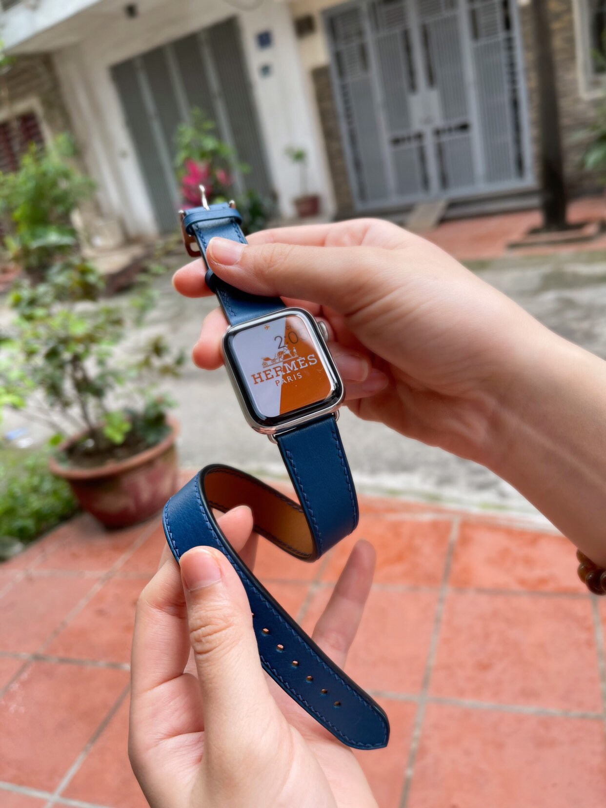 Leather Apple Watch Band Long Strap 44mm 42mm 40mm 38mm Etsy