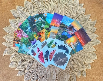 Inspirational Cards for Positivity, Growth, Encouragement. 30 Pocket-Size Cards for Affirmation