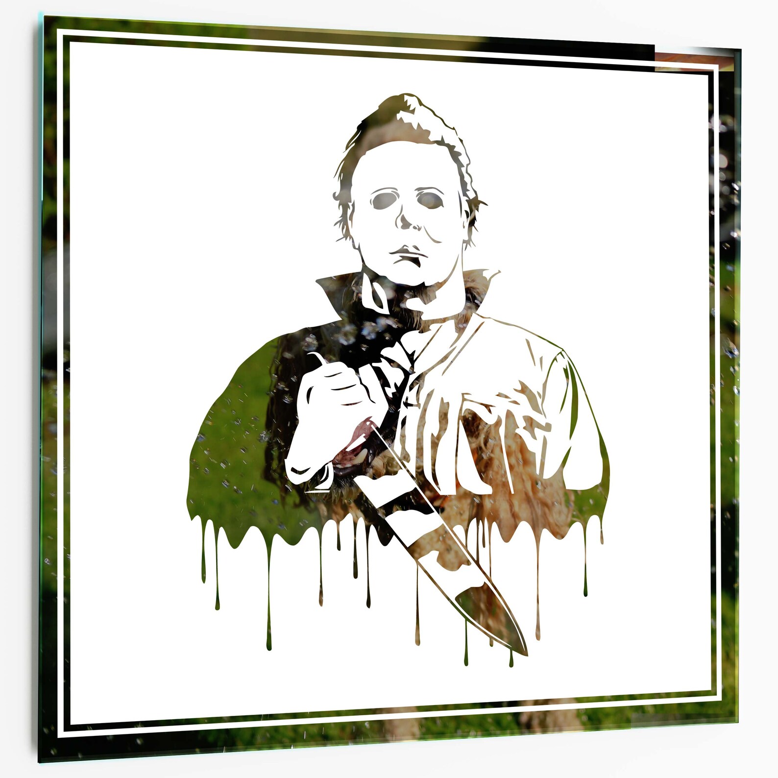 Mirror With Motif jason Voorhees 2 for Every Movie Etsy UK