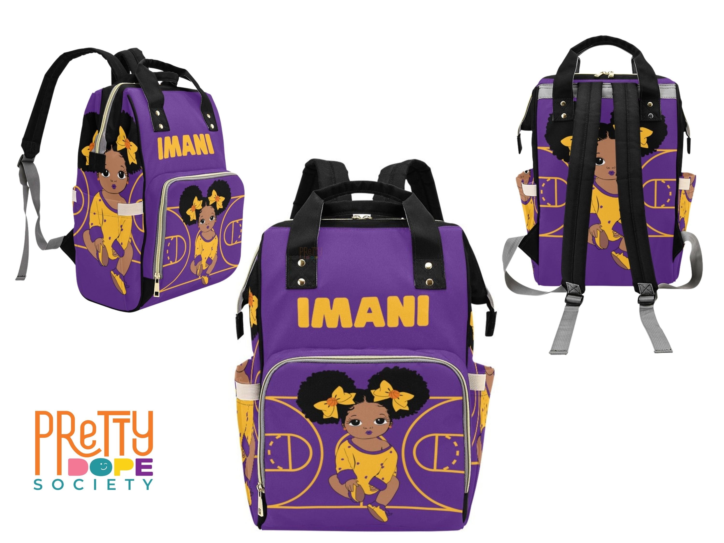 Lakers diaper store bag