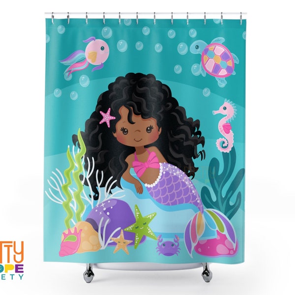 Mermaid Curtain Etsy