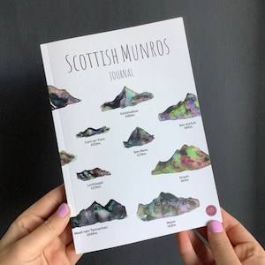 Scottish Munro Journal - Munro Logbook, Munro Bagging, Munro Gift, Munro Present, Munro Bagger,  Scottish Hill Walking