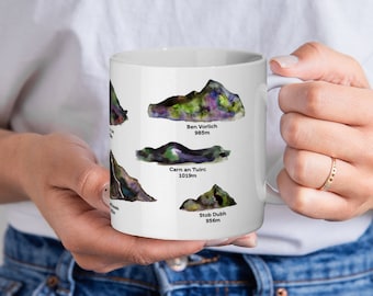 Ceramic Scottish Munros Mug