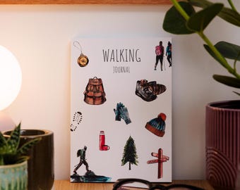 Walking Journal - A5 Walking Logbook for Hiking Adventures