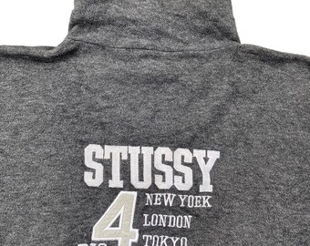 Vintage 90s Stussy Big 4 New York Tokyo London Los Angeles
