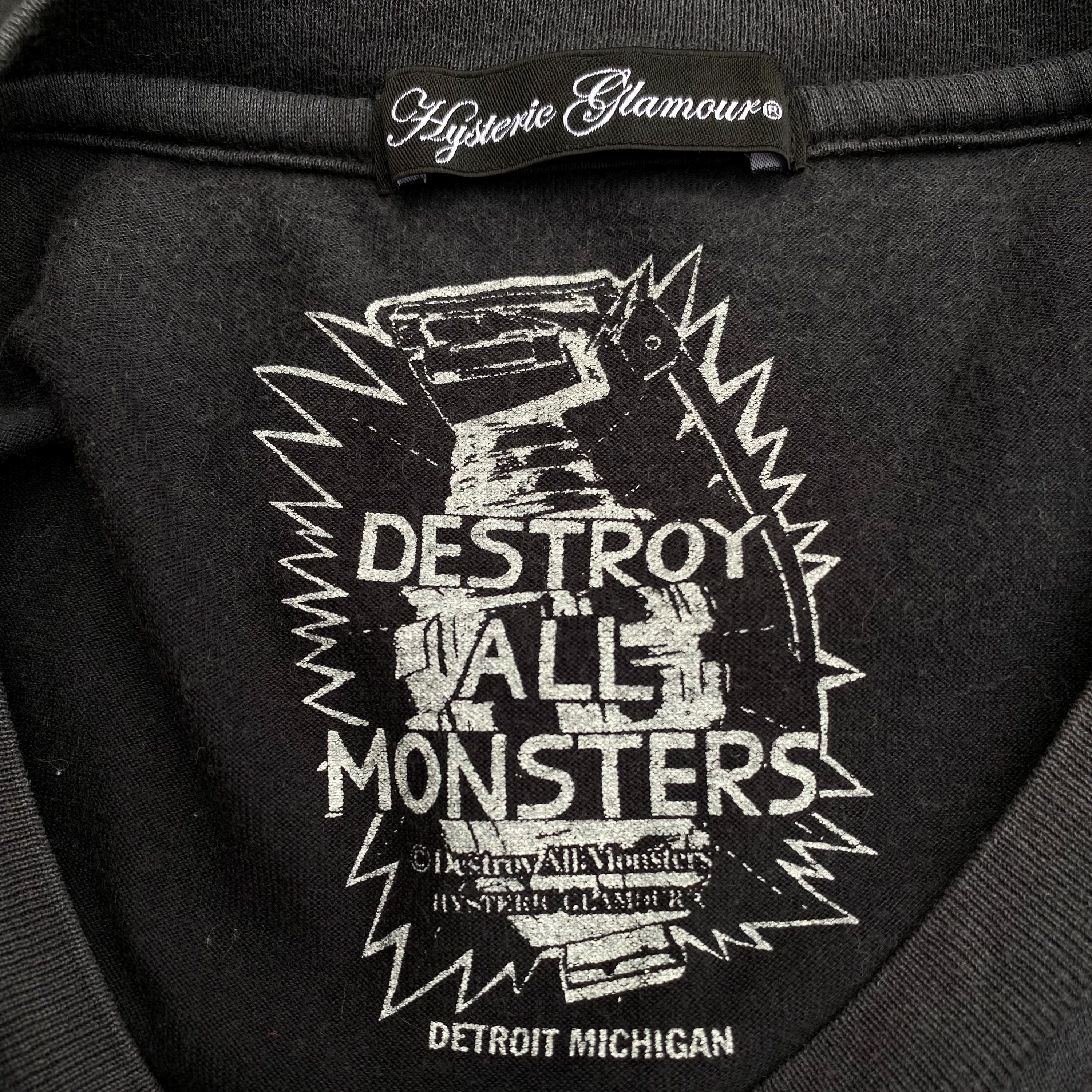 Rare Design! Hysteric Glamour X Destroy All Monsters Shirt Medium