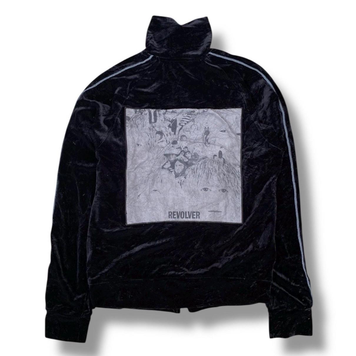 Rare! Vintage the Beatles Velvet Track Jacket Iconic Revolver 