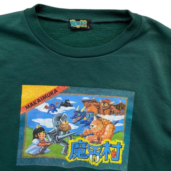 Vintage 90’s Makaimura Gaiden Game Boy Sweatshirt… - image 2