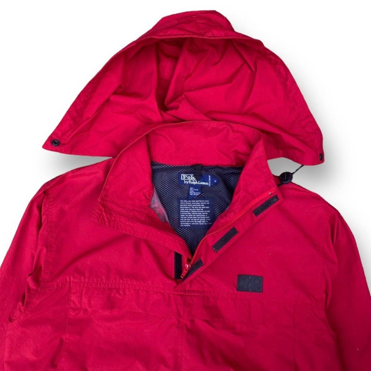 Vintage 90s Polo Hi Tech by Polo Ralph Lauren Hoodies Jacket Small