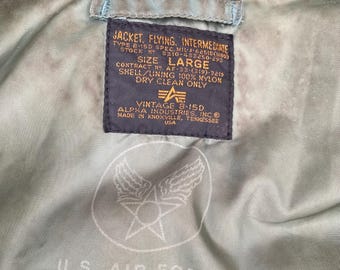 Vintage 90s B-15D US Air Force Alpha Industries Bomber