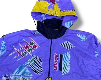 Vintage 90s Levior Function 1 Half Zipper Light Jacket Motorsport