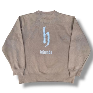 Vintage Y2K Dj Honda Sweatshirt Pullover Japanese Record Producer and Dj Hip Hop Fashion Style Outfits Japanese Brand Crewneck 2000s Size M