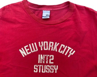 Vintage Stussy New York City Int2 Shirt Extra Large 2000's Y2K